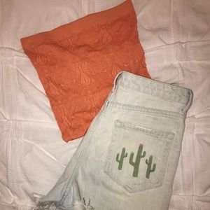 Urban Outfitters Strapless Bodysuit